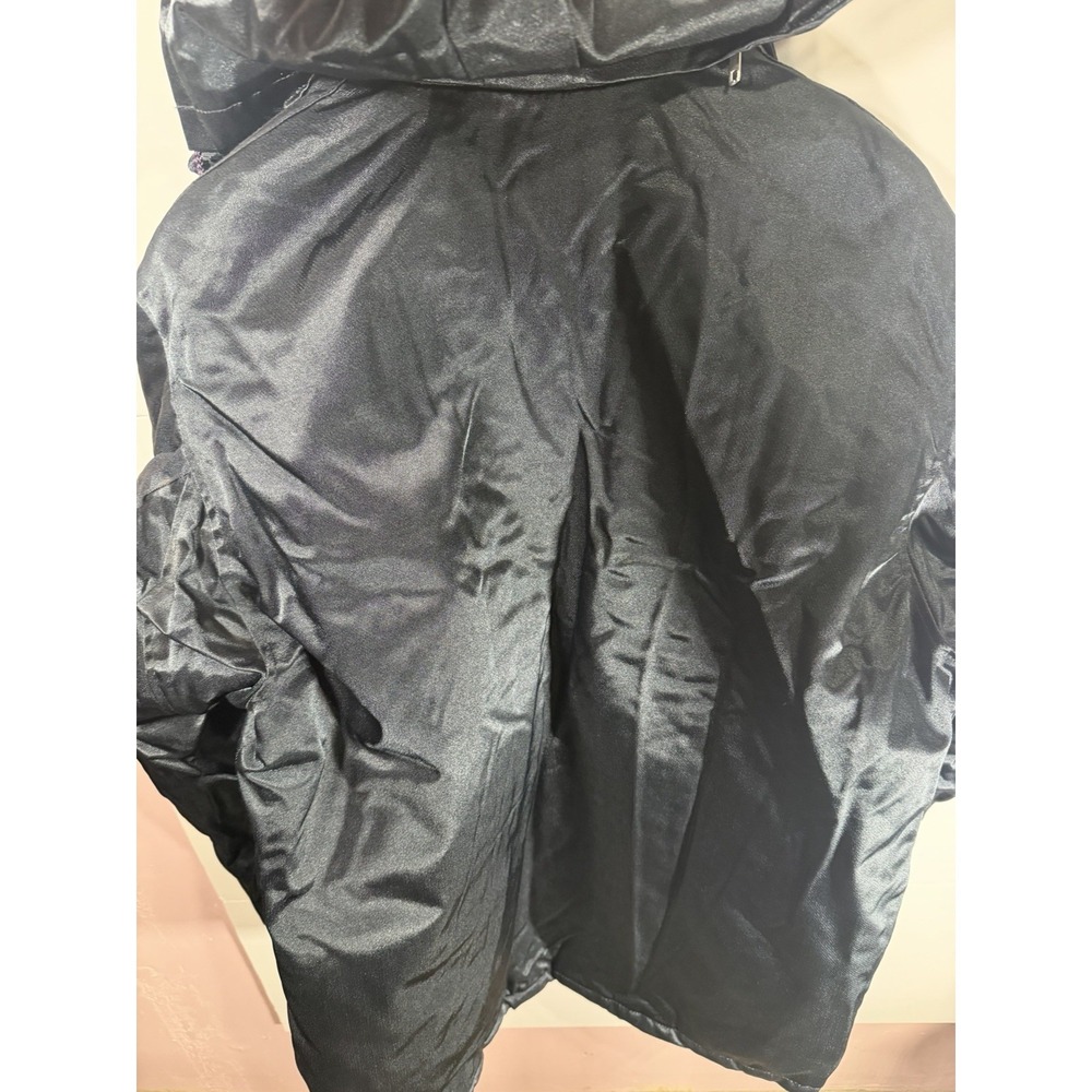 Spiewak USA Made Jacket Mens Medium Black Hooded Military Parka Quilted Lined - Picture 6 of 11
